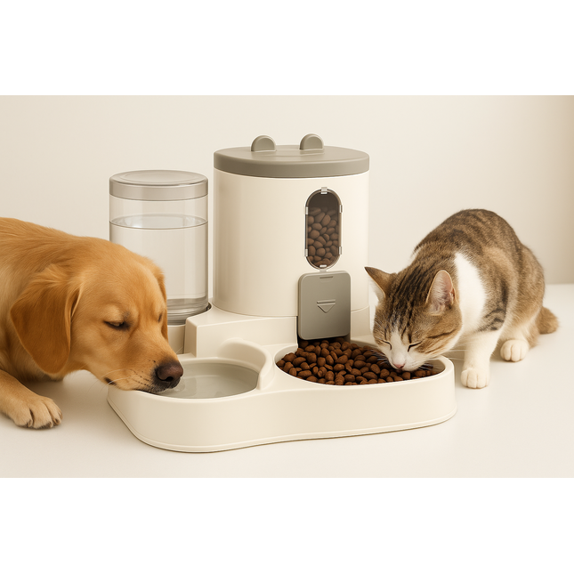 2 in 1 Pet Food&Water Dispenser