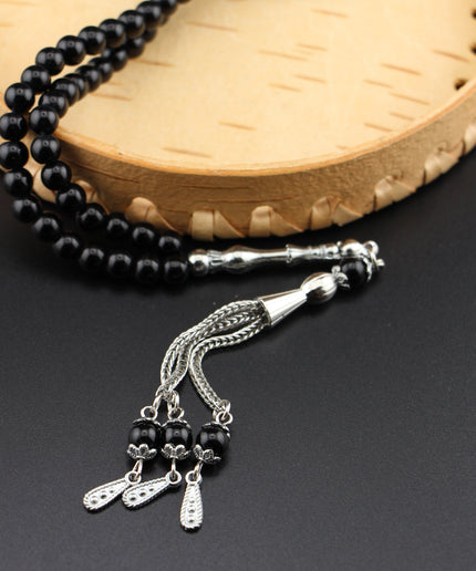 Onyx Tasbih – 99 Beads (6mm)