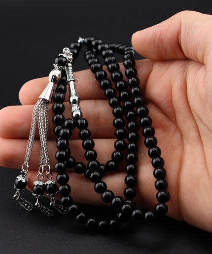 Onyx Tasbih – 99 Beads (6mm)