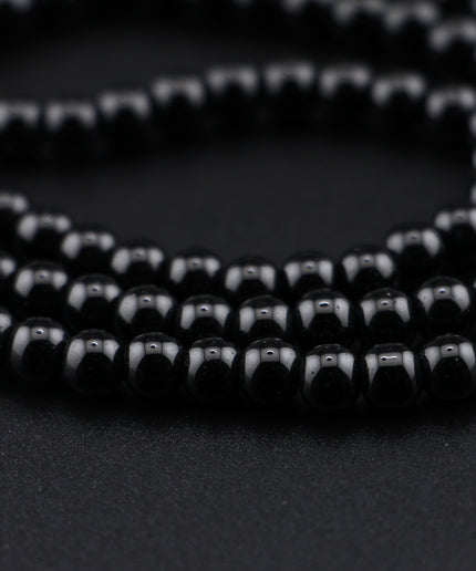 Onyx Tasbih – 99 Beads (6mm)