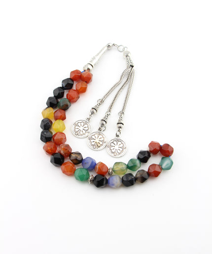 Multicolor Agate Tasbih