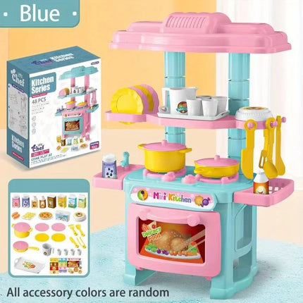 Mini Kitchen Play Set - DIY Cooking Toy