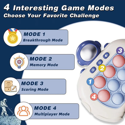 Electronic Quick Push Bubble Game