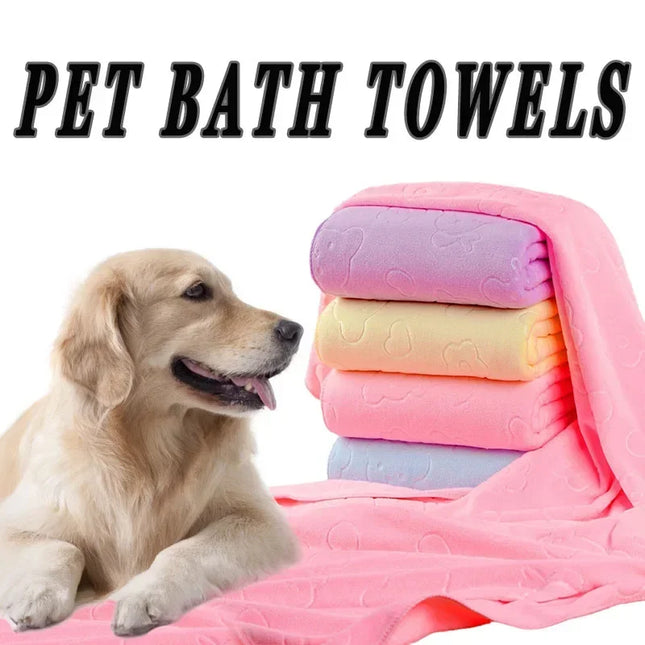 Quick Drying Bath Towel For Pets