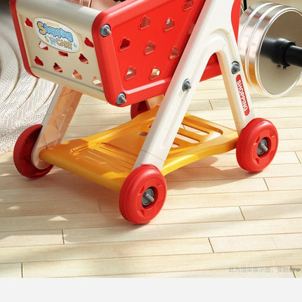 Shopping Cart Toy - Kids Play Kitchen Set