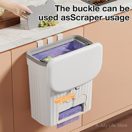 Wall Mounted Kitchen Trash Can - 8.5L/12L