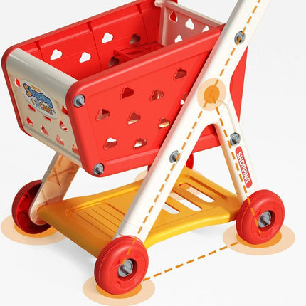 Shopping Cart Toy - Kids Play Kitchen Set