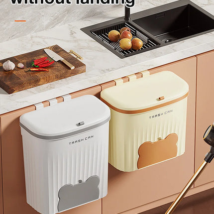 Wall Mounted Kitchen Trash Can - 8.5L/12L