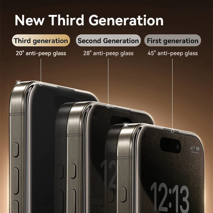 Joyroom Anti-Spy Screen Protector - iPhone Privacy Glass