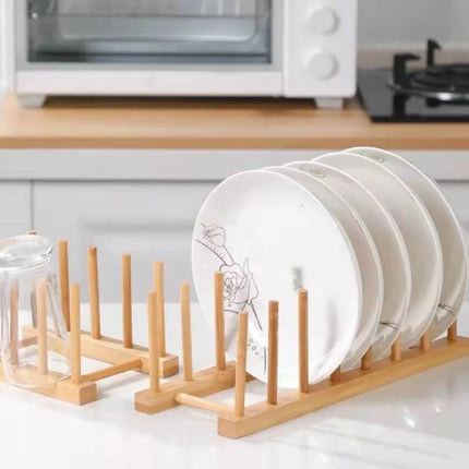 Multi-Functional Wooden Dish Drying Rack