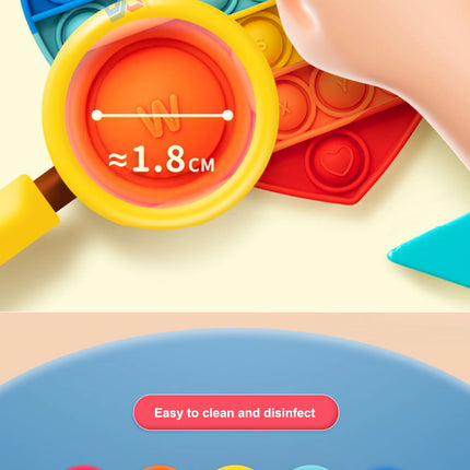 Rainbow Pop Push Bubble Fidget Toy