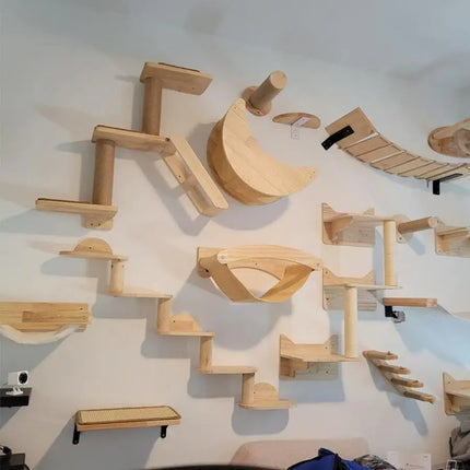 Wall Mounted Cat Climbing Shelves