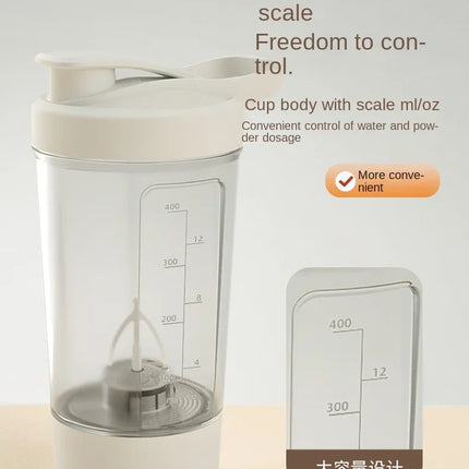 Portable Electric Protein Shaker Bottle