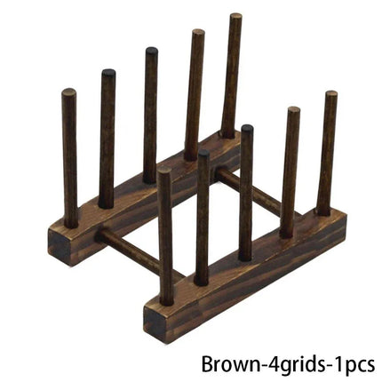 Multi-Functional Wooden Dish Drying Rack