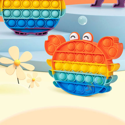 Rainbow Pop Push Bubble Fidget Toy