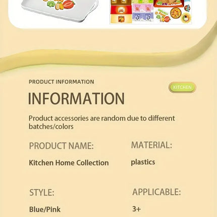 Mini Kitchen Play Set - DIY Cooking Toy