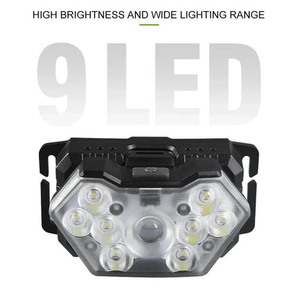 9 LED Headlamp
