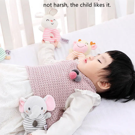 Baby Rattle Toys - Cartoon Animal Plush