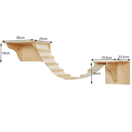 Wall Mounted Cat Climbing Shelves
