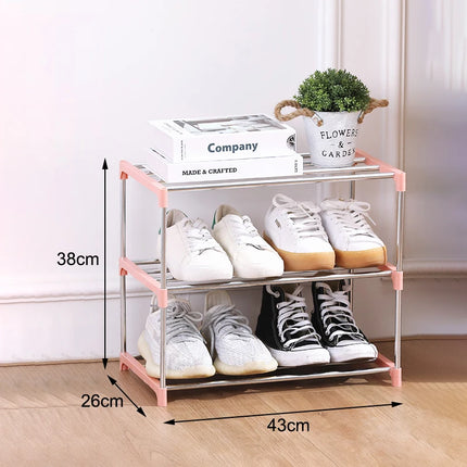 3/4 Layer Shoe Rack - Space Saving Storage