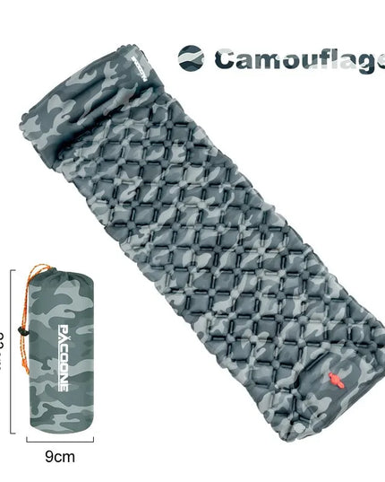 Ultralight Camping Air Mattress with Built-in Pump