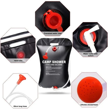 Portable Camping Shower Water Bag