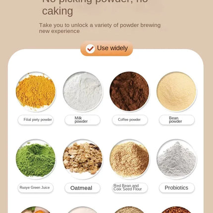 Portable Electric Protein Shaker Bottle