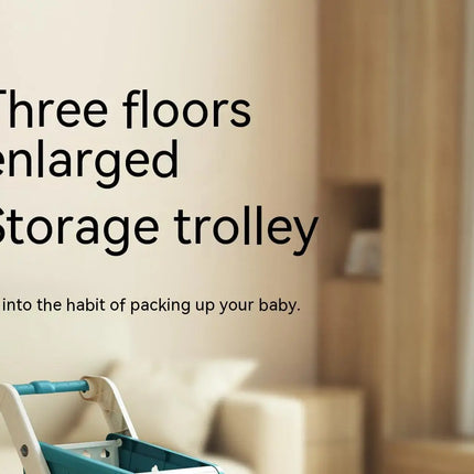 Shopping Cart Toy - Kids Play Kitchen Set