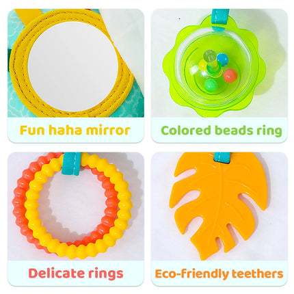 Soft Hanging Sensory Toy - Crinkle & Teether