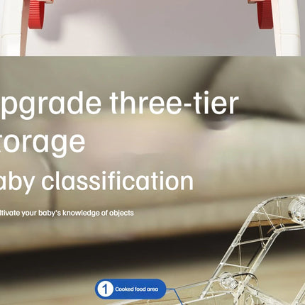 Shopping Cart Toy - Kids Play Kitchen Set