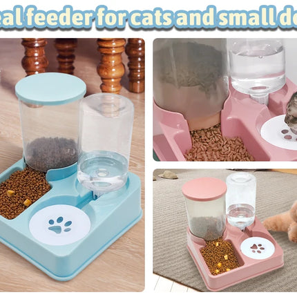 Automatic Cat Feeder Water Dispenser