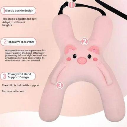 Car Cute Cartoon Pillow - Child Headrest Support