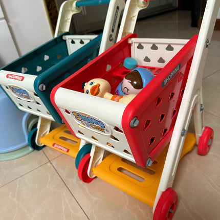 Shopping Cart Toy - Kids Play Kitchen Set