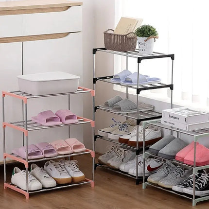 3/4 Layer Shoe Rack - Space Saving Storage