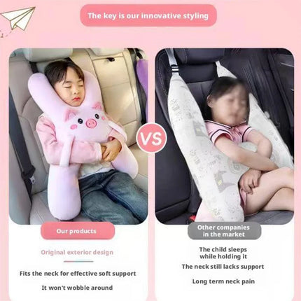 Car Cute Cartoon Pillow - Child Headrest Support