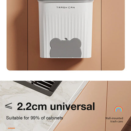 Wall Mounted Kitchen Trash Can - 8.5L/12L