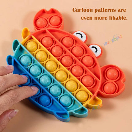 Rainbow Pop Push Bubble Fidget Toy