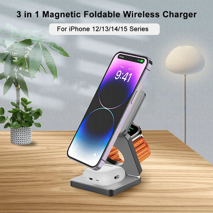 3 in 1 Foldable Wireless Charger
