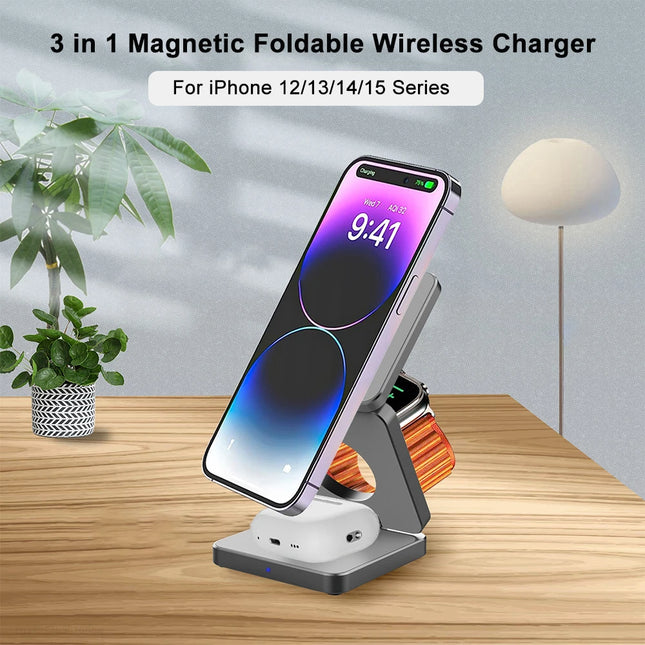 3 in 1 Foldable Wireless Charger