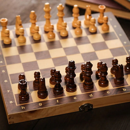 29x29cm 3-in-1 Chess Set - Foldable Board
