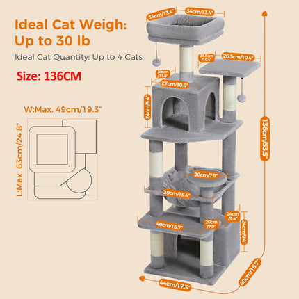 Tree and Tower for Indoor Cats