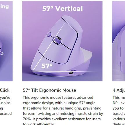 Seenda Vertical Wireless Mouse