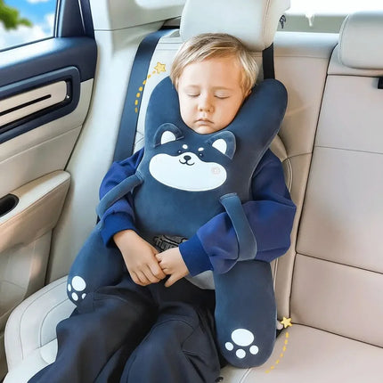 Car Cute Cartoon Pillow - Child Headrest Support