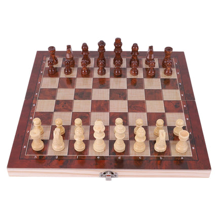 29x29cm 3-in-1 Chess Set - Foldable Board