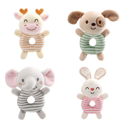 Baby Rattle Toys - Cartoon Animal Plush