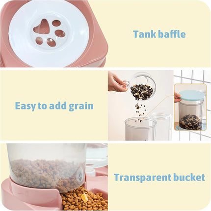 Automatic Cat Feeder Water Dispenser