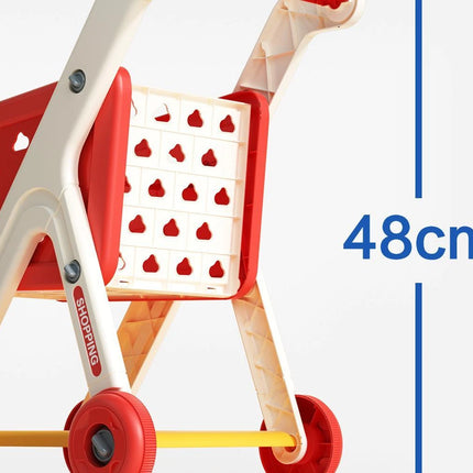 Shopping Cart Toy - Kids Play Kitchen Set