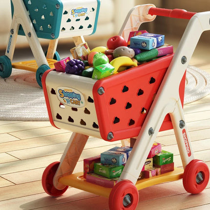 Shopping Cart Toy - Kids Play Kitchen Set