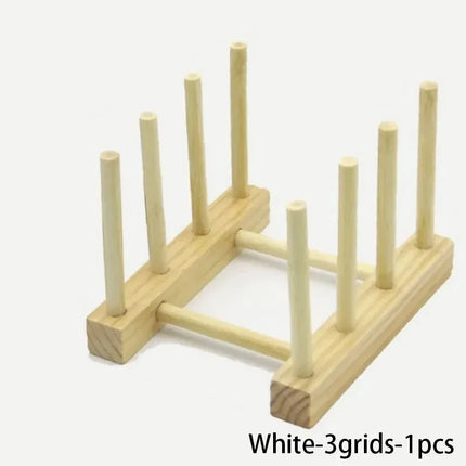 Multi-Functional Wooden Dish Drying Rack