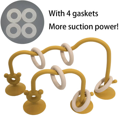 Silicone Bead Wrap Toy - Baby Educational Puzzle